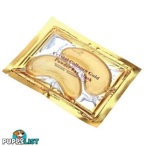 1X Sample Gold Collagen Under Eye Mask Crystal Gel Pads - Eye Mask - 7427046182607