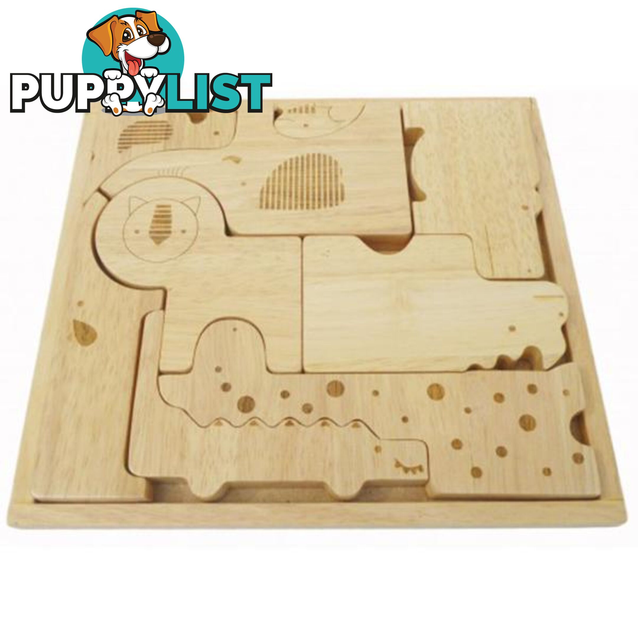 Natural Animals Puzzle and Play Set - Qtoys - 8936074269734