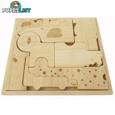 Natural Animals Puzzle and Play Set - Qtoys - 8936074269734