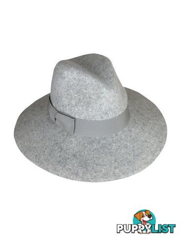 Ace of Something Fraser Felt Fedora - Charcoal - Ace Of Something - 4326500392787