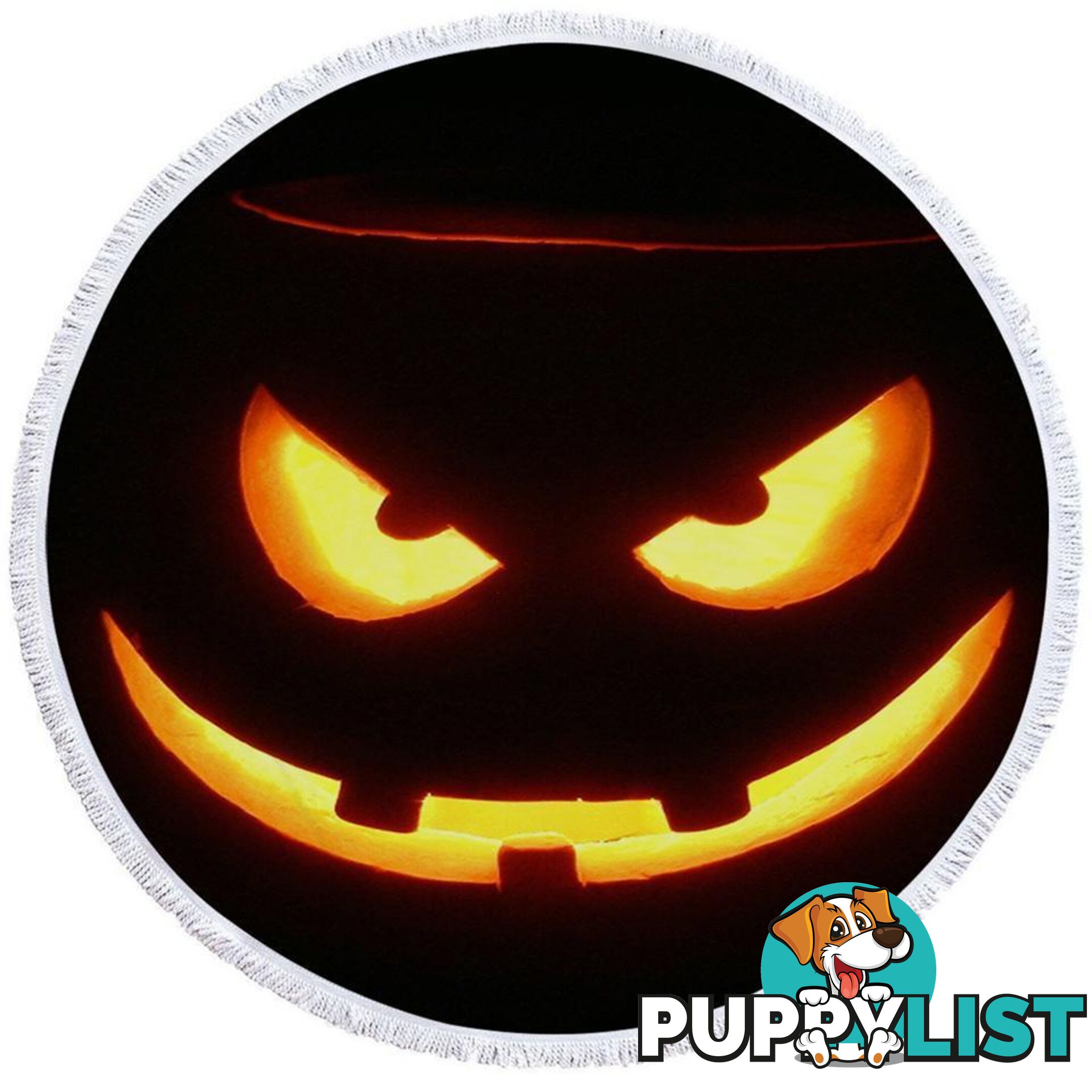 Halloween Smile Beach Towel - Towel - 7427046325677