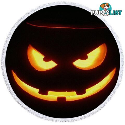 Halloween Smile Beach Towel - Towel - 7427046325677