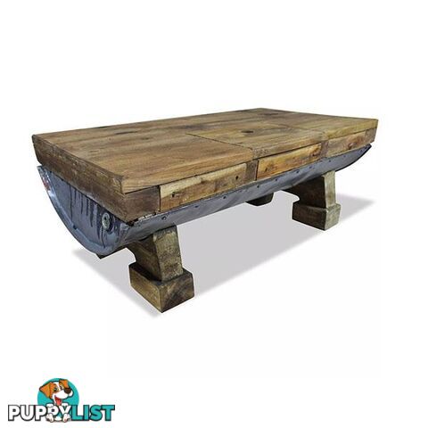 Coffee Table Solid Reclaimed Wood 90 X 50 X 35 Cm - Unbranded - 8718475569091