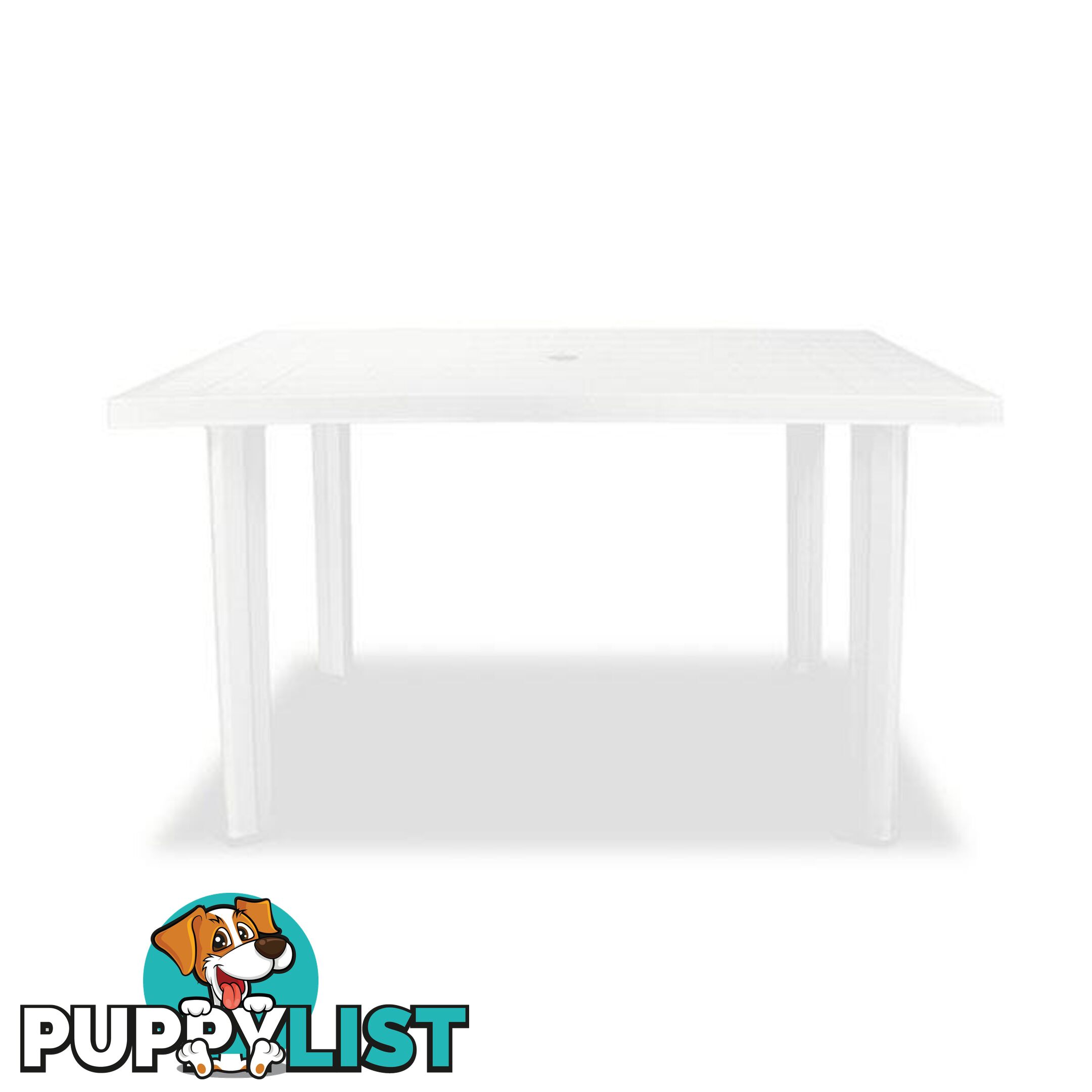 Garden Table 126 X 76 X 72 Cm Plastic - Unbranded - 8718475570677