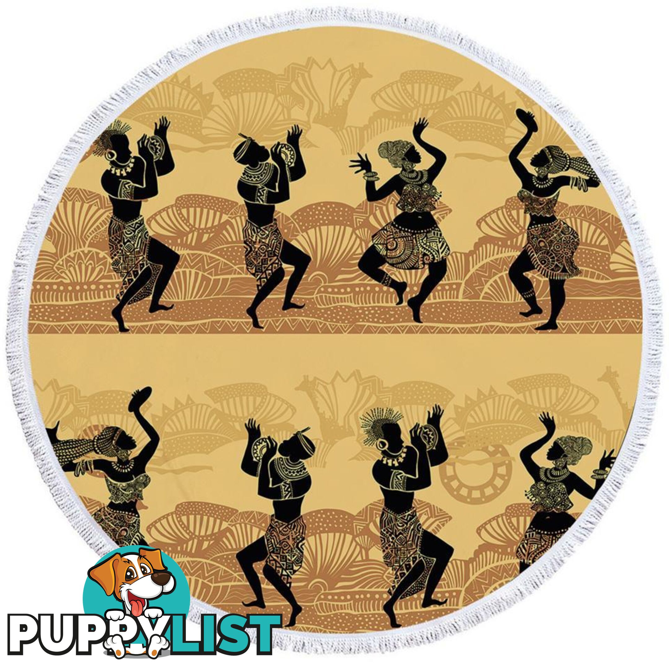 African Dance Beach Towel - Towel - 7427046323208