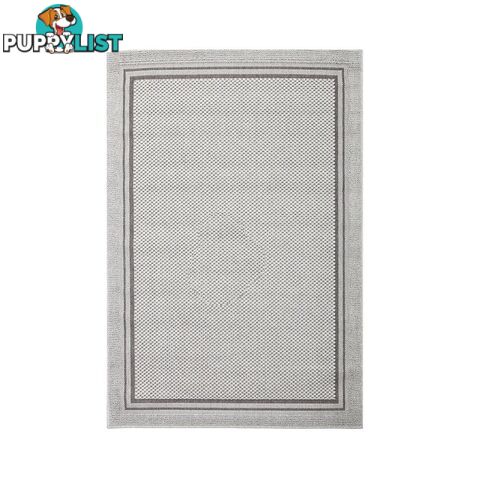 HAWAII LIGHT GREY BORDERED RUG - Unbranded - 7427046338103