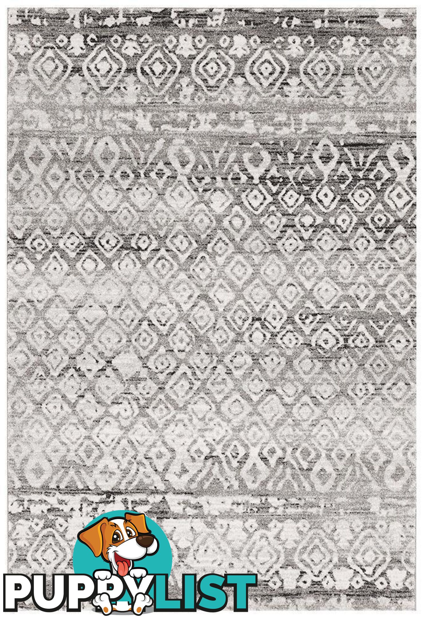 Oasis Zakira Dark Grey Tribal Rug - Unbranded - 9375321845328