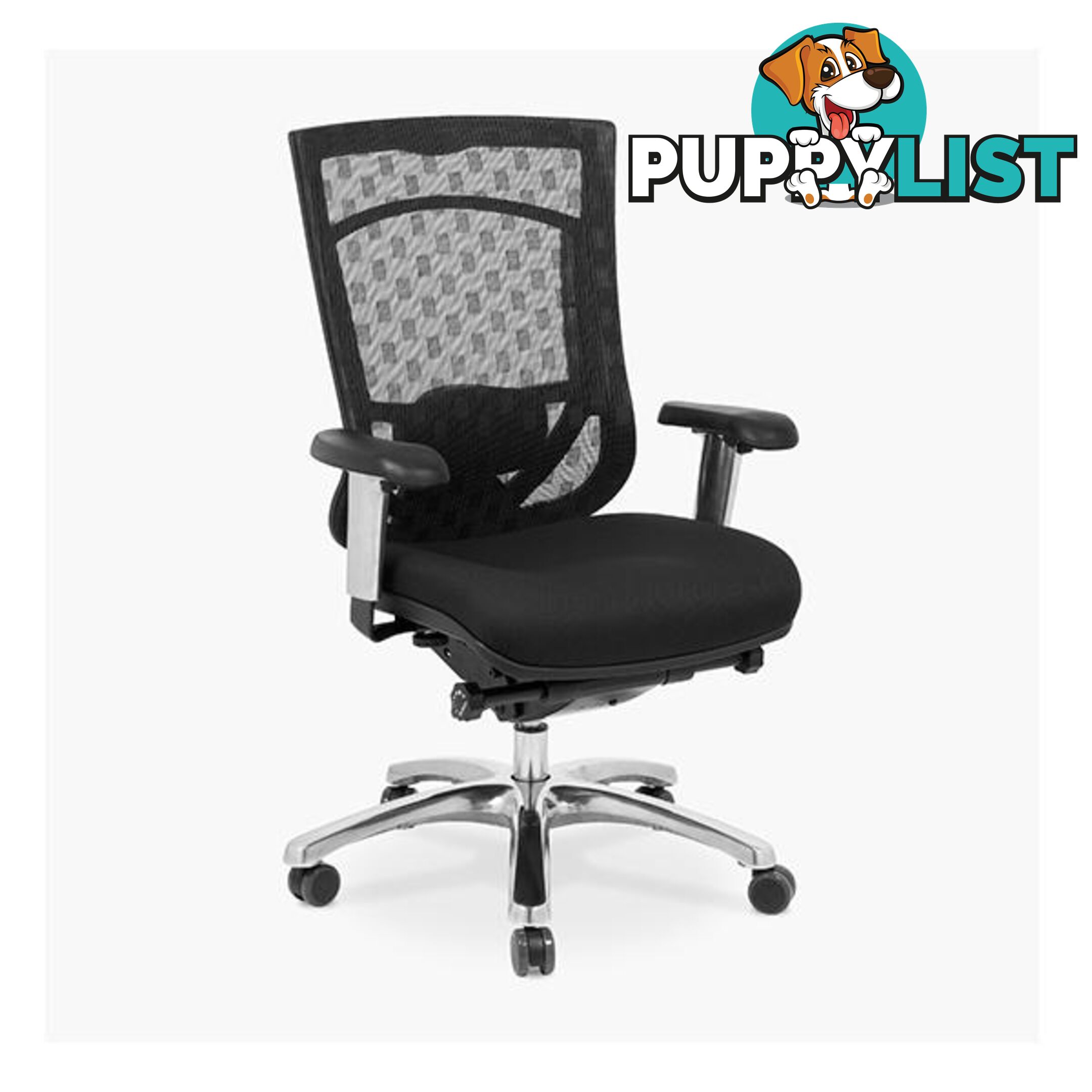 Top Fabric Seat Tilt Office Chair - Unbranded - 787976632410