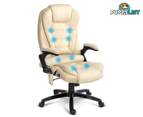 8 Point Massage Executive PU Leather Office Chair - Unbranded - 9350062110744