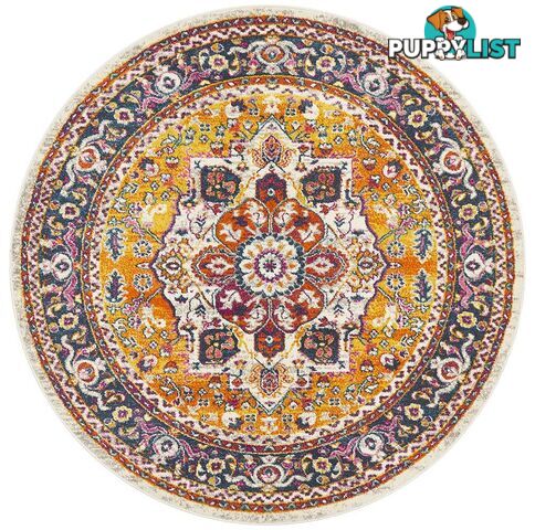 Babylon Round Multi Coloured Rug - Unbranded - 9375321875103