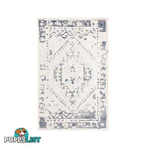 Traditional Blue White Carvan Rug - Unbranded - 7427005850684