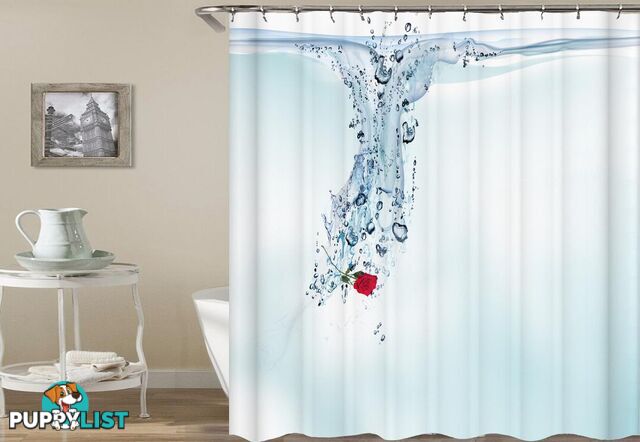 Sinking Rose Shower Curtain - Curtain - 7427005907593