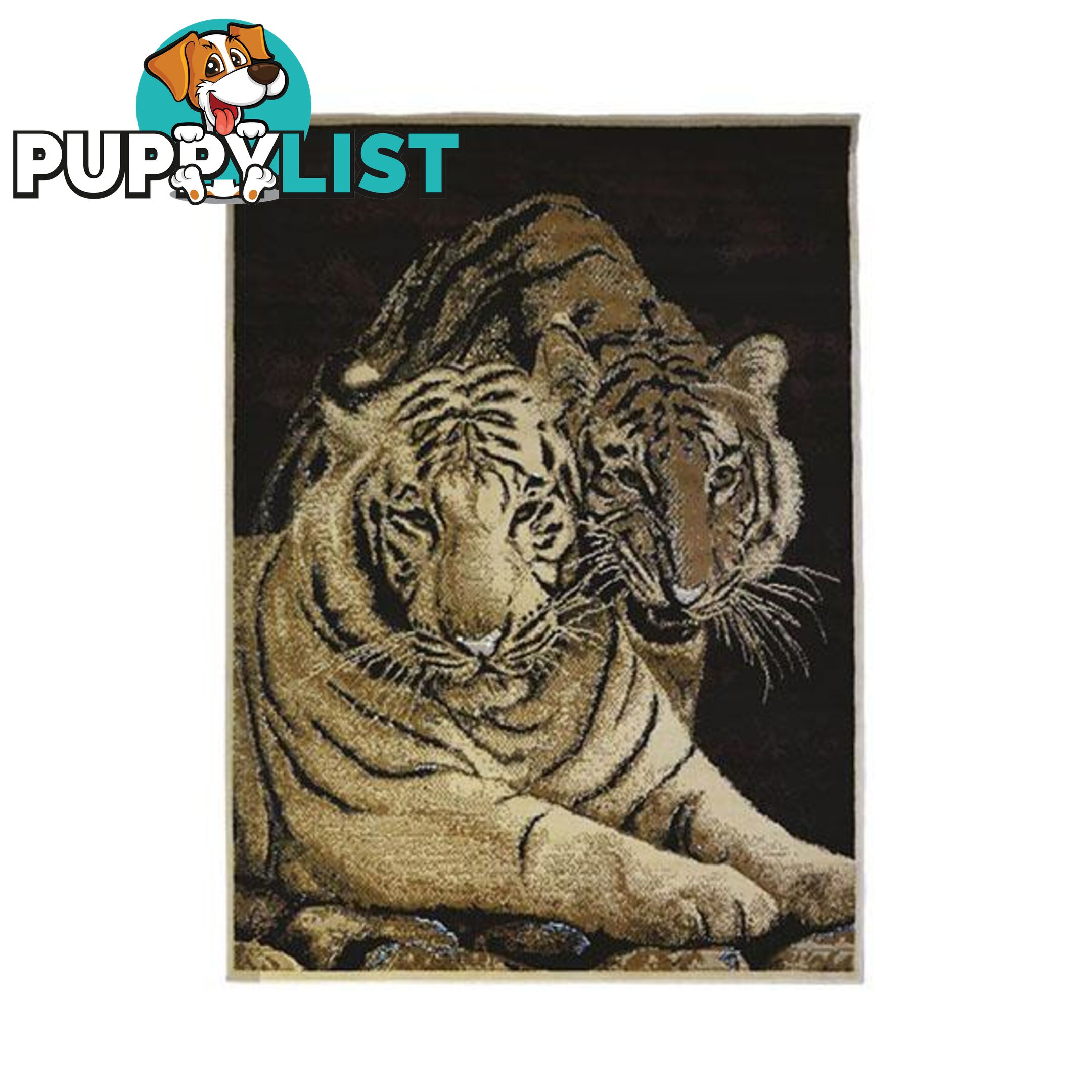 Polypropylene Allure Berber Tigers Rug 115 X 155 Cm - Unbranded - 7427005868573