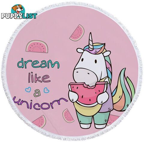 Dream Like a Unicorn Beach Towel - Towel - 7427046314909