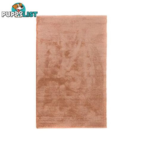 Peach Vogue Polypropylene Heat Set Rug - Unbranded - 787976630430