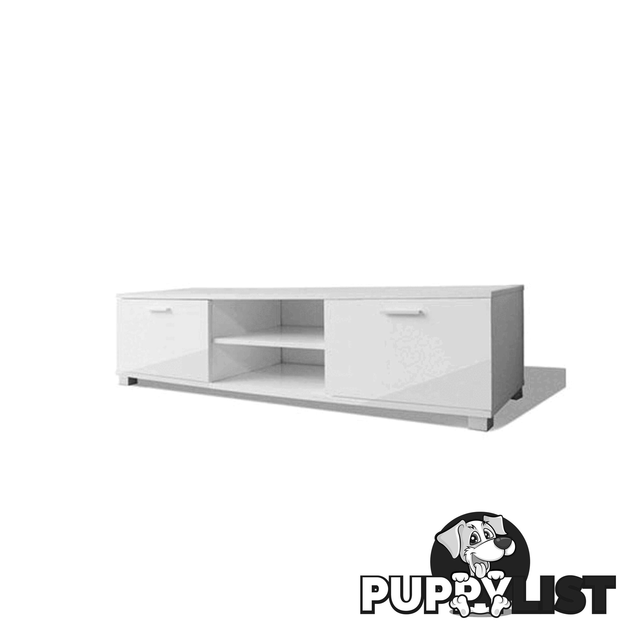 Tv Cabinet High Gloss White - Tv Cabinet - 8718475977223