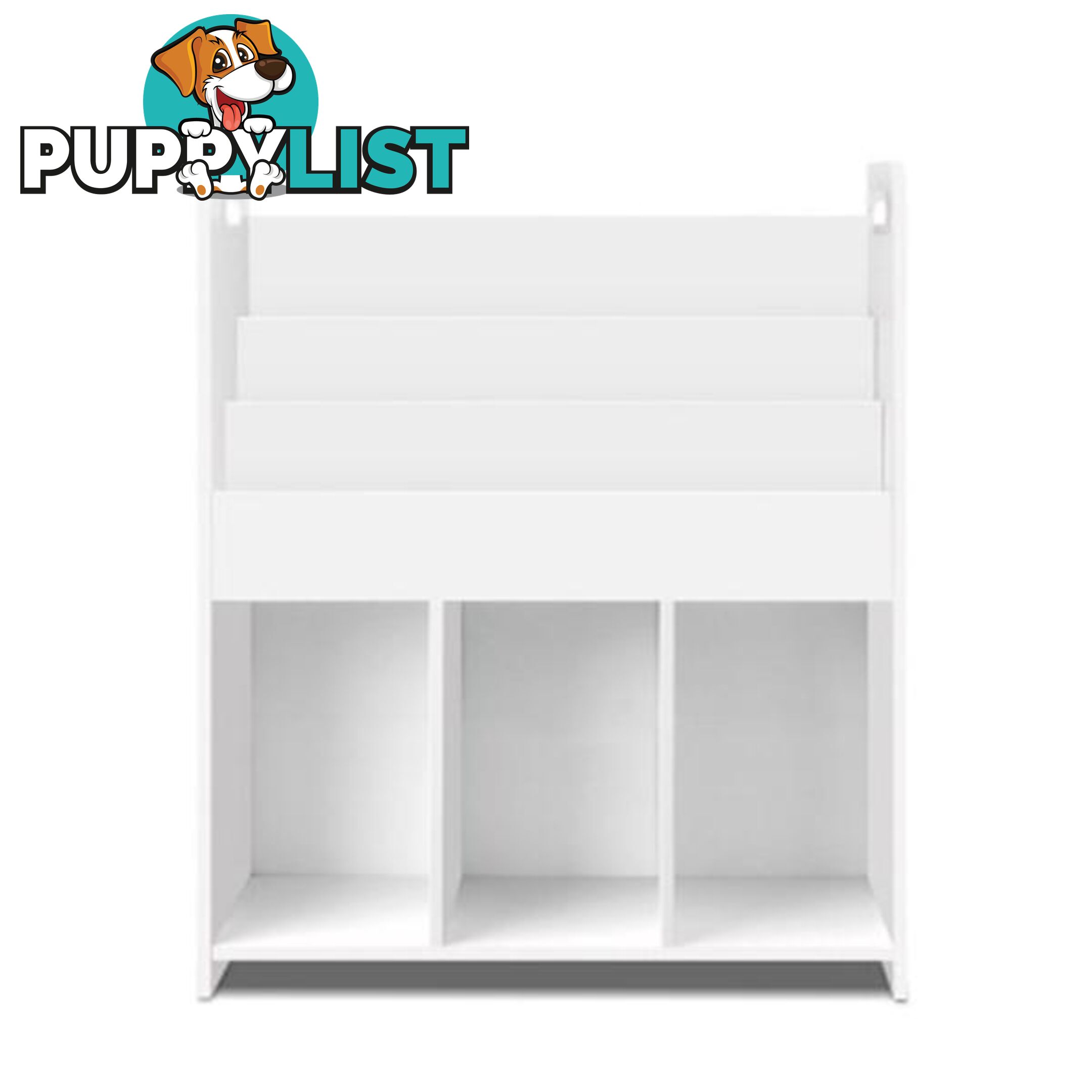 Kids Bookshelf Children Bookcase Display Cabinet 3 Tiers - Keezi - 9350062198131