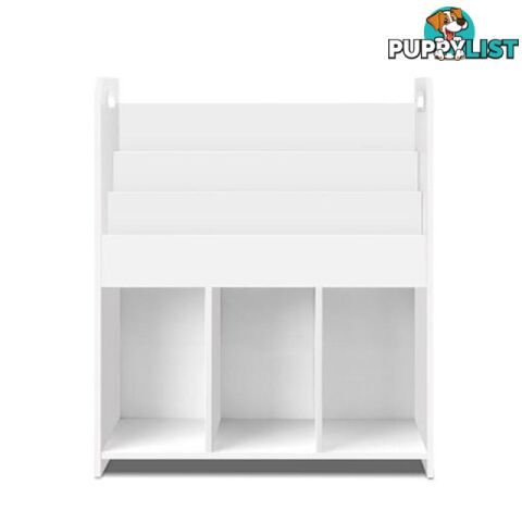 Kids Bookshelf Children Bookcase Display Cabinet 3 Tiers - Keezi - 9350062198131