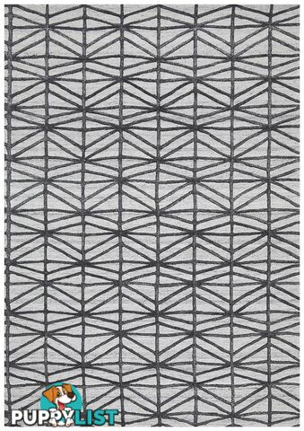 Visions Winter Pewter Prestige Modern Rug - Unbranded - 9375321829250