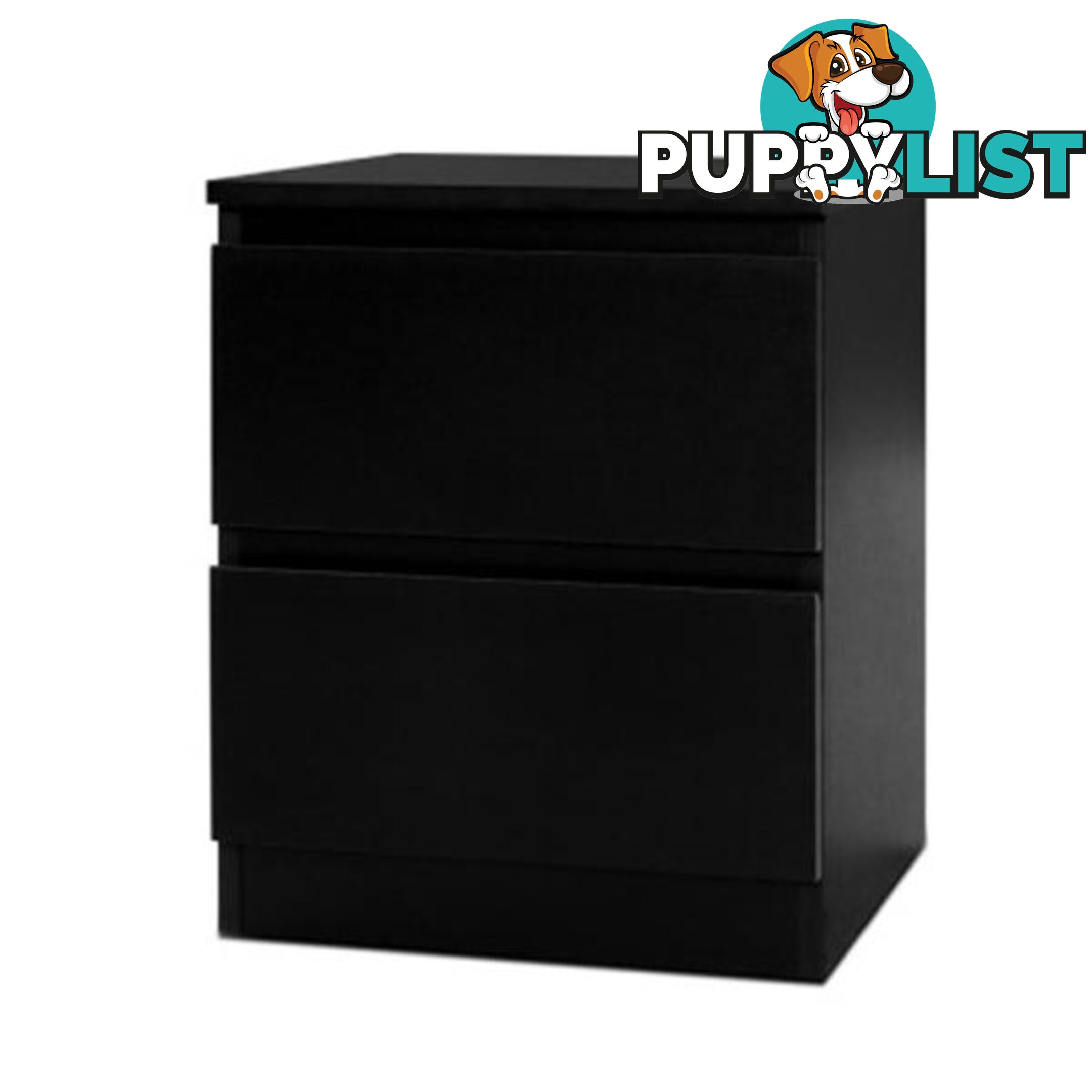 Bedside Tables Drawers Side Bedroom Furniture Nightstand Black Lamp - Artiss - 9350062237168