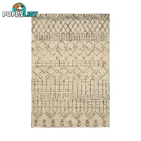 Casablanca White Handmade Flatweave Rug - Unbranded - 7427005891373