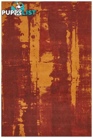 Magnolia Abstract Paprika Rug - Unbranded - 9375321879583