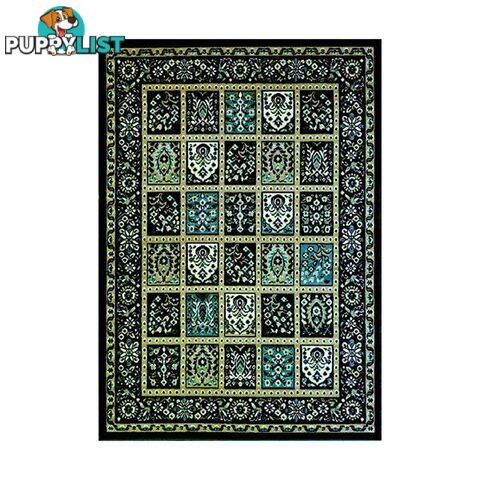 Traditional Allure Dark Green Rug - Unbranded - 9476062077013