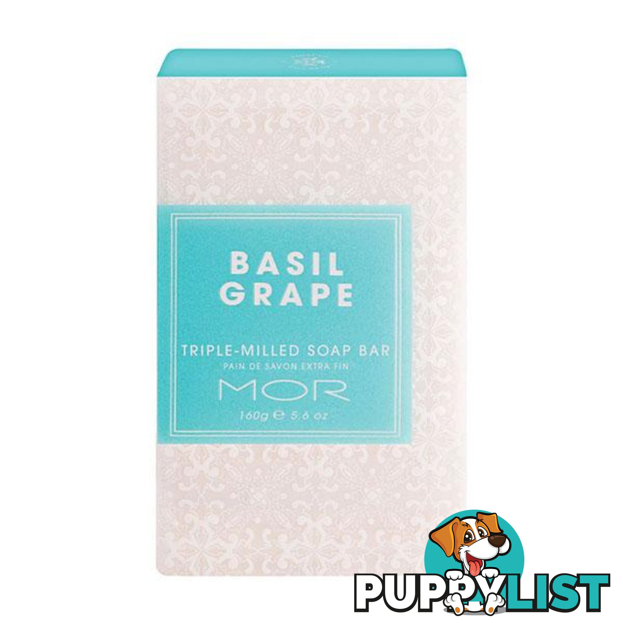 Mor Triple Milled Soap Bar 160G Basil Grape - MOR - 7427005863264