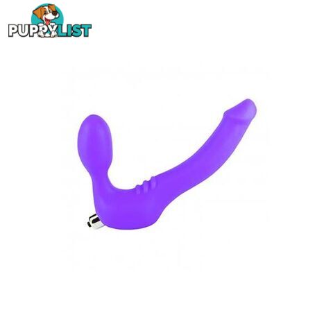 Strapless Strap On Vibrating Silicone Large - Adult Toys - 752875624200