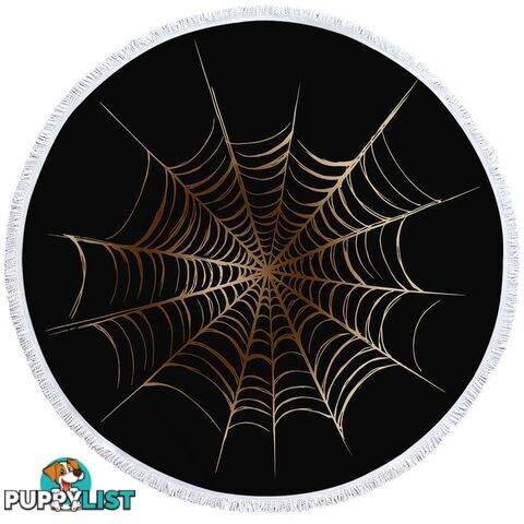 Spider Web Beach Towel - Towel - 7427046313957