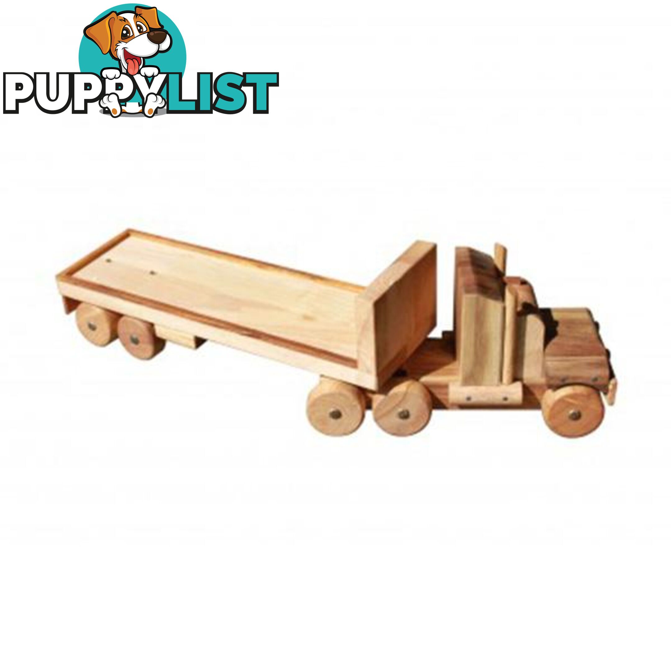 Wooden Flat Back Truck - Qtoys - 8936074266023