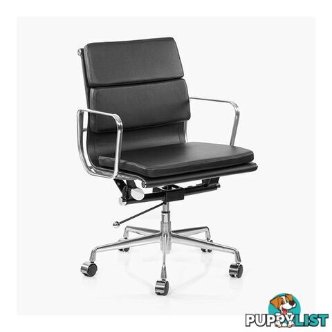 Medium Back Office Chair Leatherette - Unbranded - 787976632458