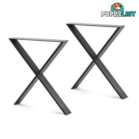 Industrial Inspired X Shaped Table Legs - Table Legs - 7427046150385