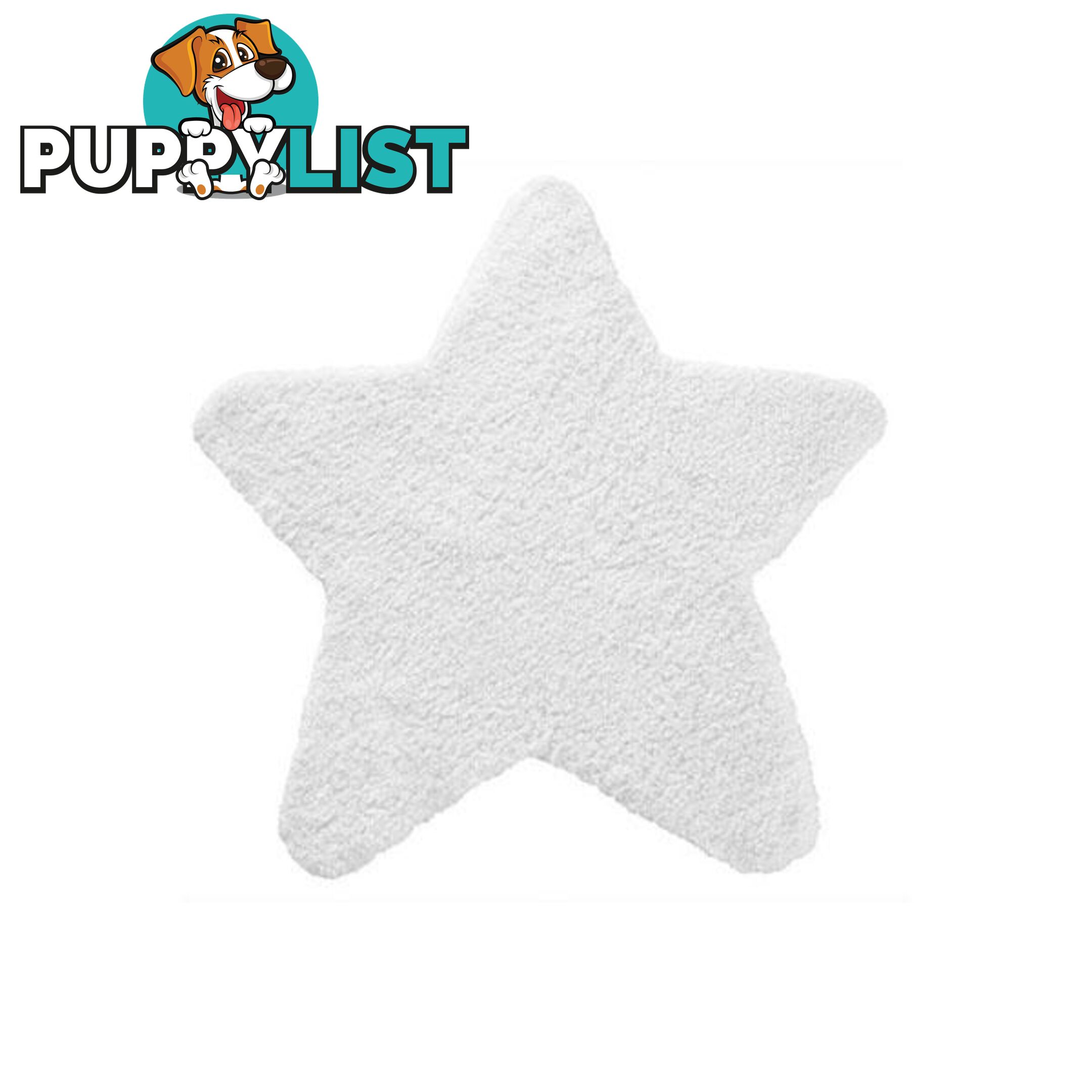 Hoppi Star White Kids Rug 100 X 100 Cm - Unbranded - 7427005872037