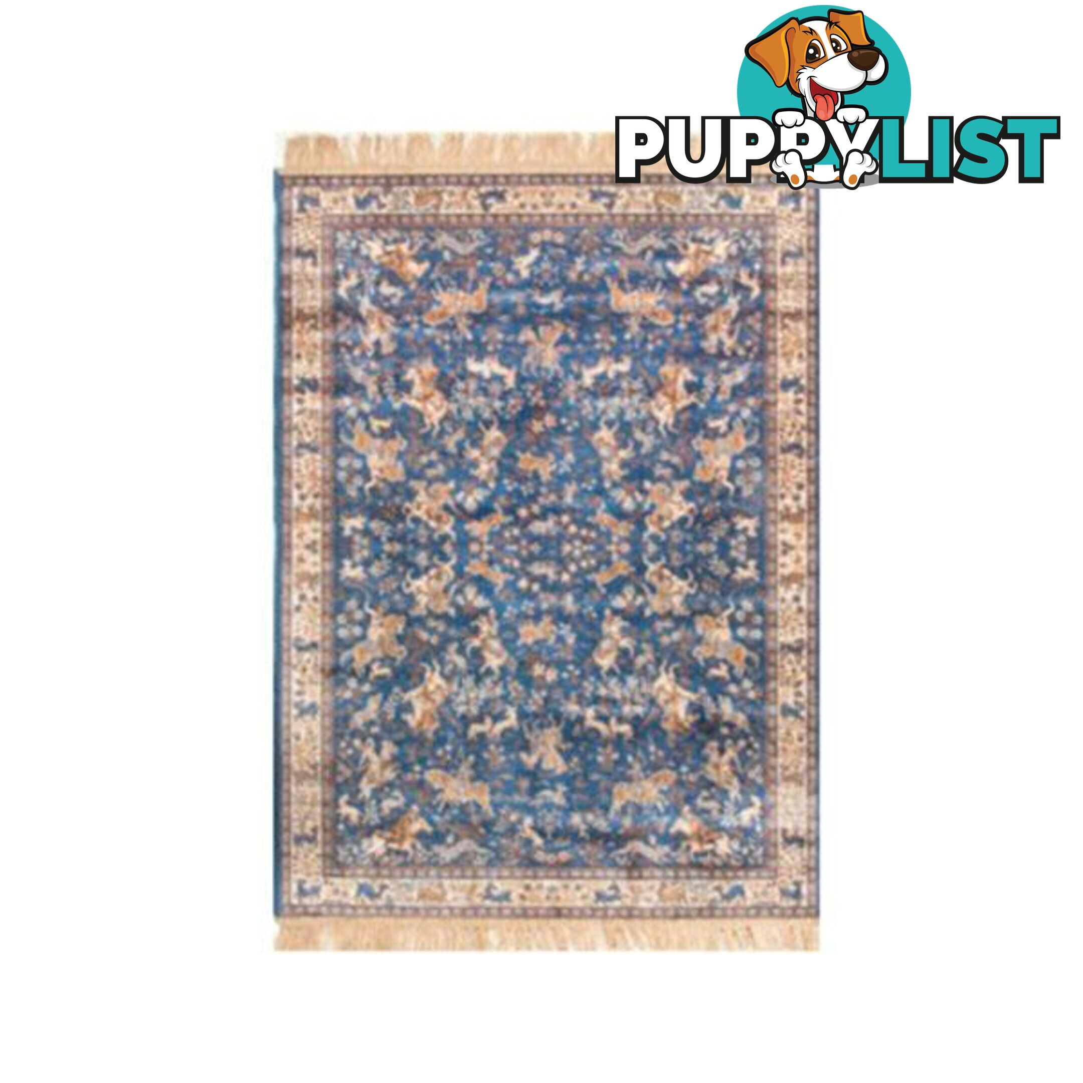 Chiraz Blue Silky Home Rug - Unbranded - 9476062068189