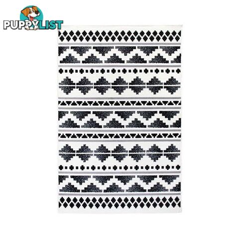 Polypropylene Black And White Studio Rug - Unbranded - 9476062126728