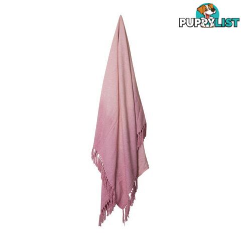 Rise Throw 125x150cm Pink - Unbranded - 7427046145756