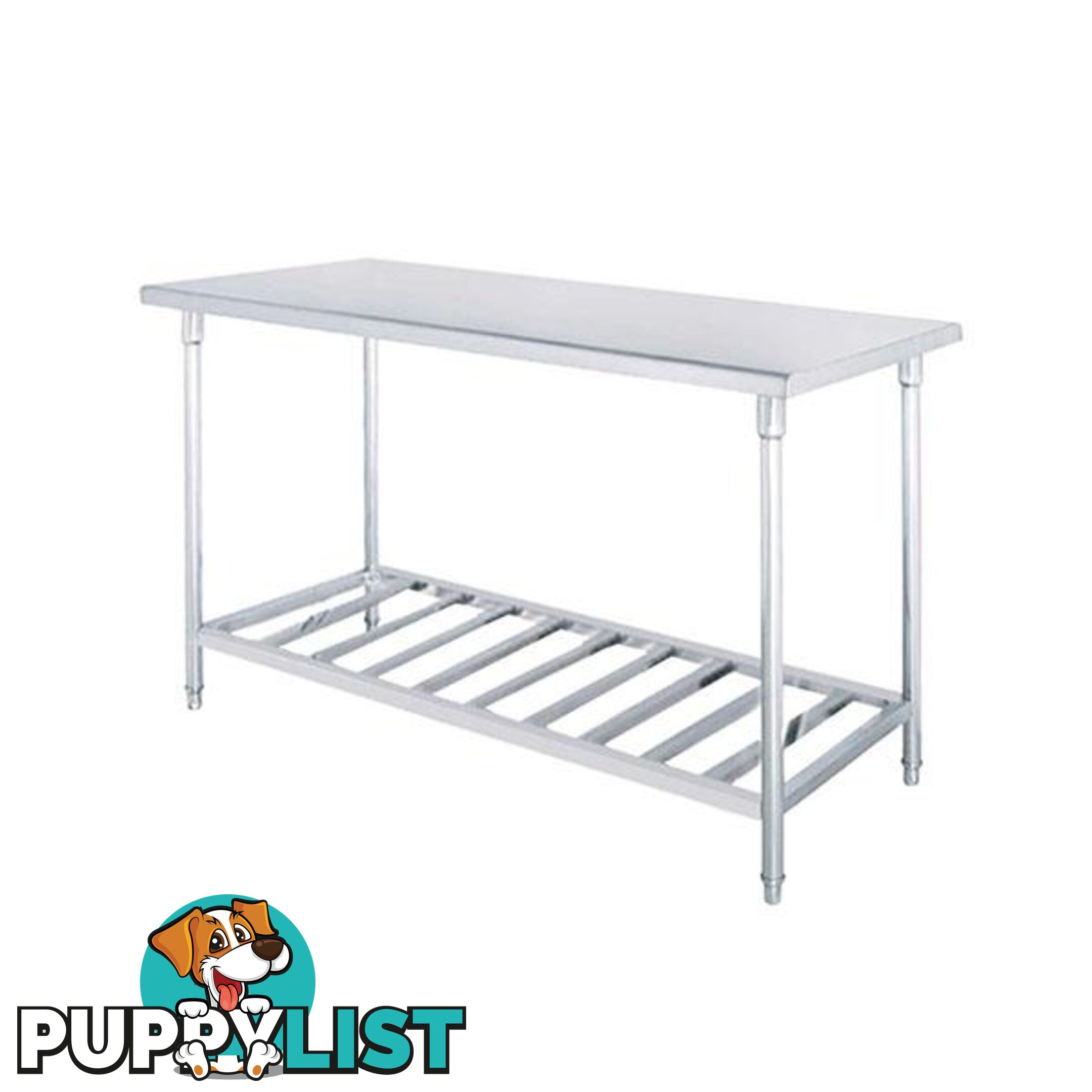 Soga 120X70X85Cm Commercial Catering Stainless Steel Prep Work Bench - Soga - 9476062127251