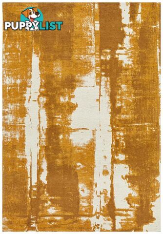 Magnolia Abstract Mustard Rug - Unbranded - 9375321879378