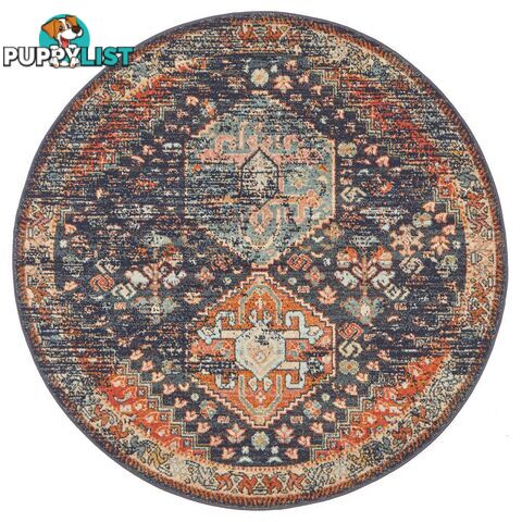 Legacy Round Navy Rug - Unbranded - 9375321884280