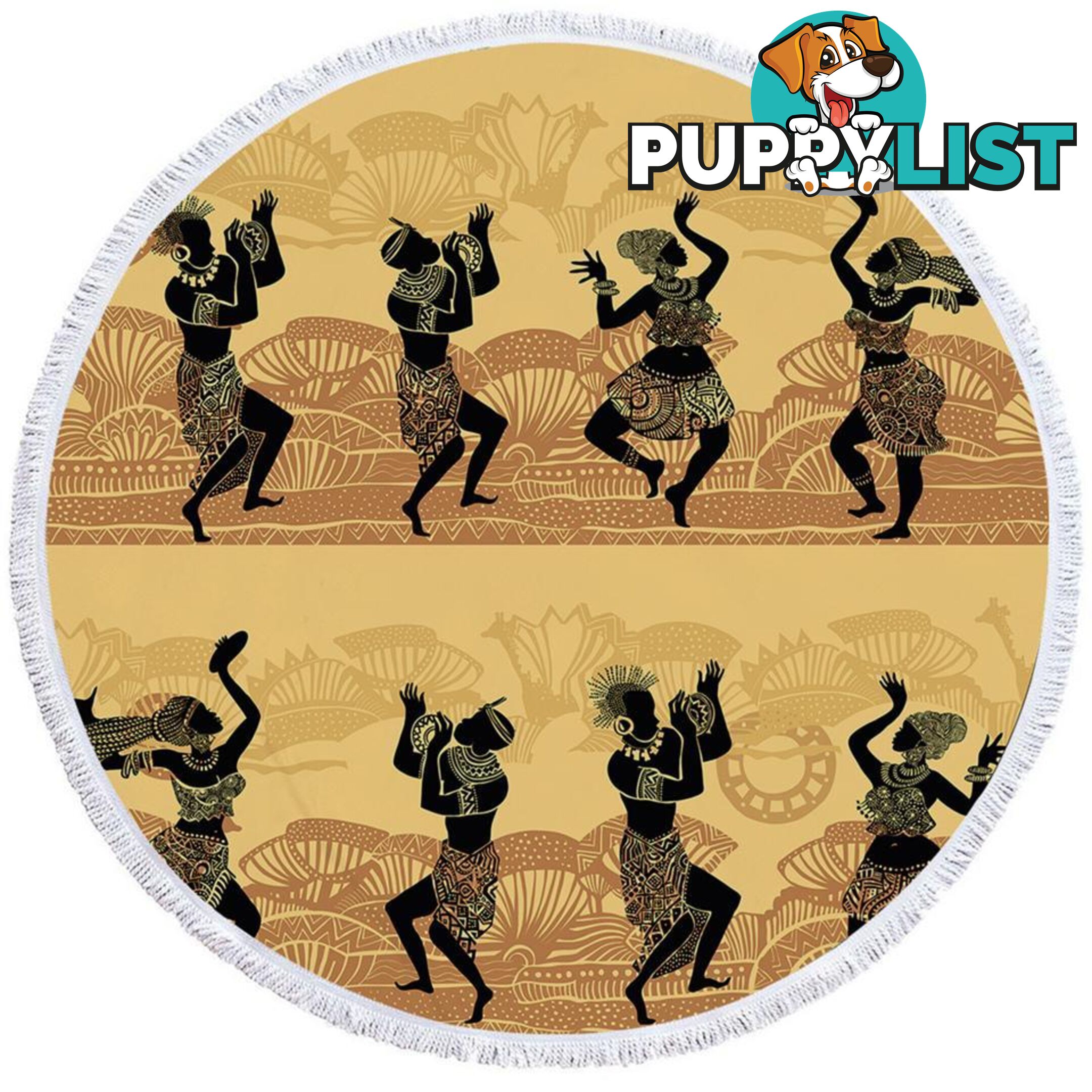 African Dance Beach Towel - Towel - 7427046323222