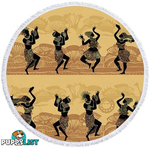 African Dance Beach Towel - Towel - 7427046323222