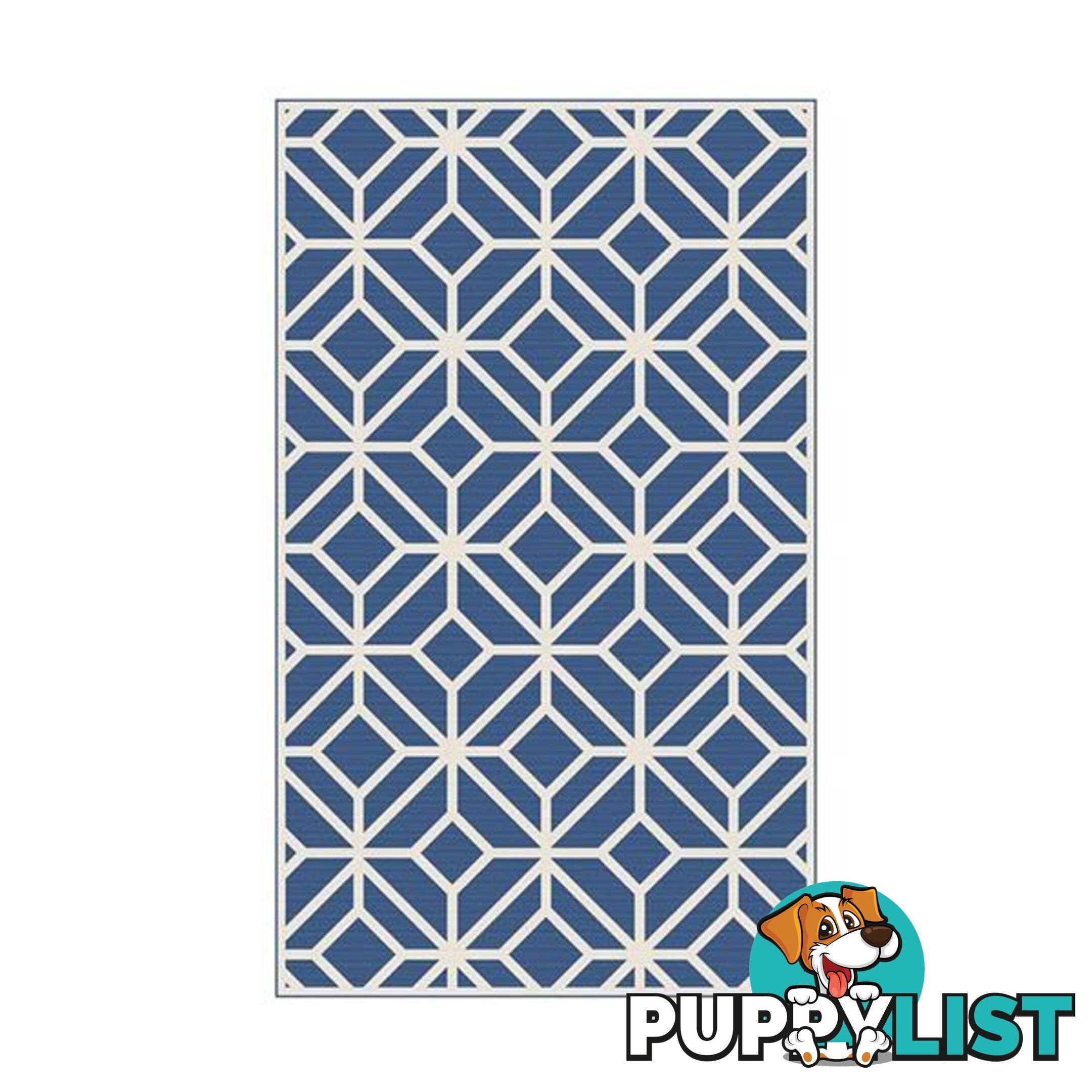 Alfresco Ocean Woven Polypropylene Rug - Unbranded - 787976630874