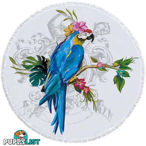 Colorful Parrot Beach Towel - Towel - 7427046320368