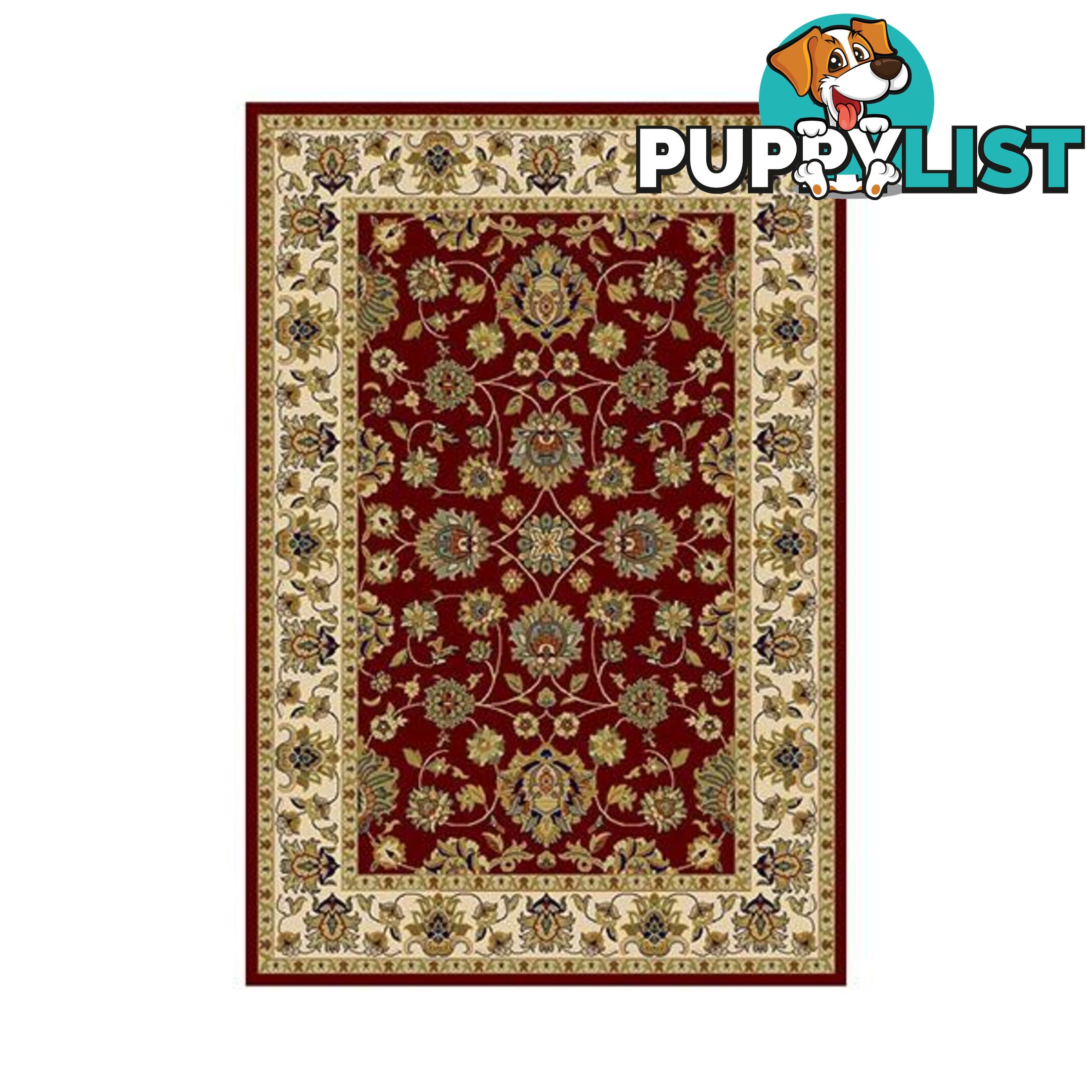 Agrabah Burgundy Traditional Rug - Unbranded - 9476062100957