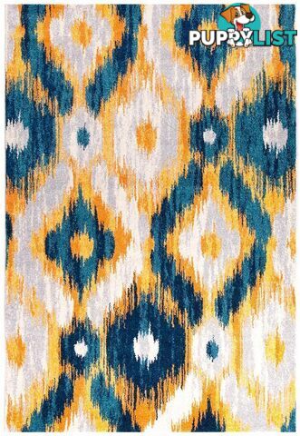 Dimensions Divinity Burst Blue Modern Rug - Unbranded - 9375321826105