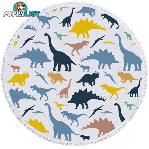 Dinosaurs For Kids Beach Towel - Towel - 7427046326391