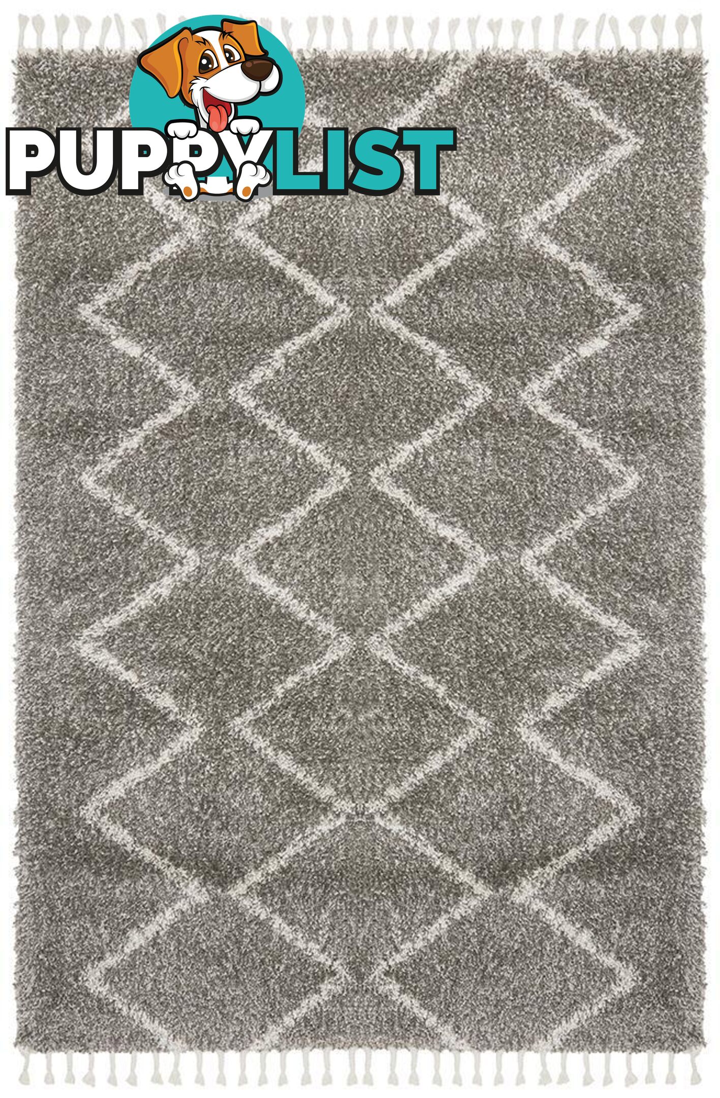 Saffron Zikzakli Grey Rug - Unbranded - 9375321877510