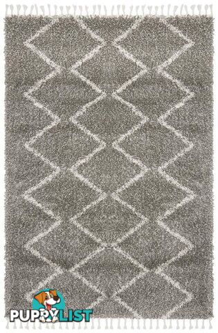 Saffron Zikzakli Grey Rug - Unbranded - 9375321877510