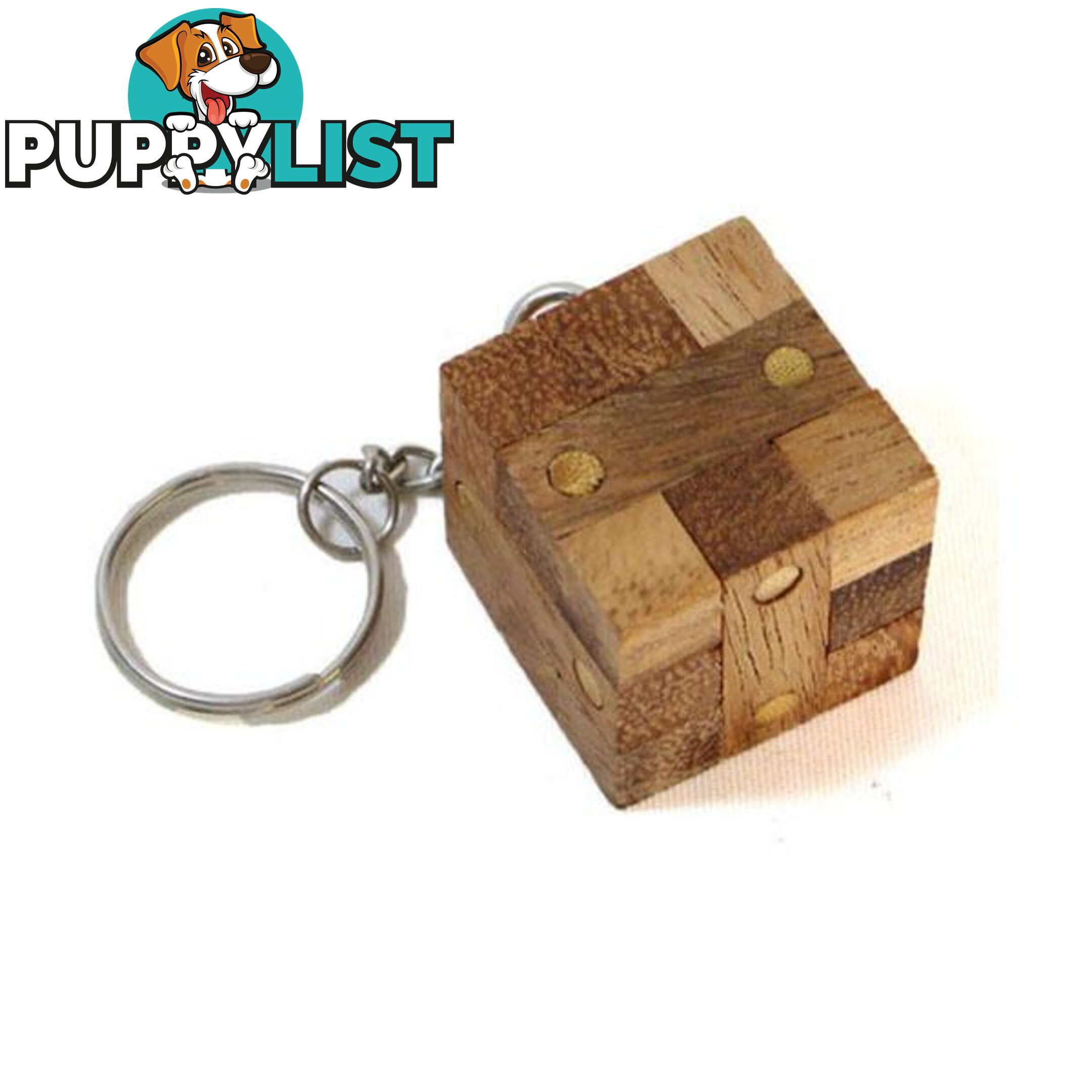 Locking Puzzle Keychain - Mango Trees - 7427046188593